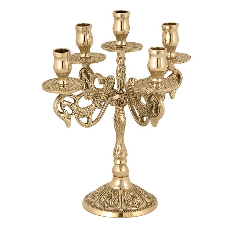 Sfeșnic cu postament pentru cinci lumânări 9811