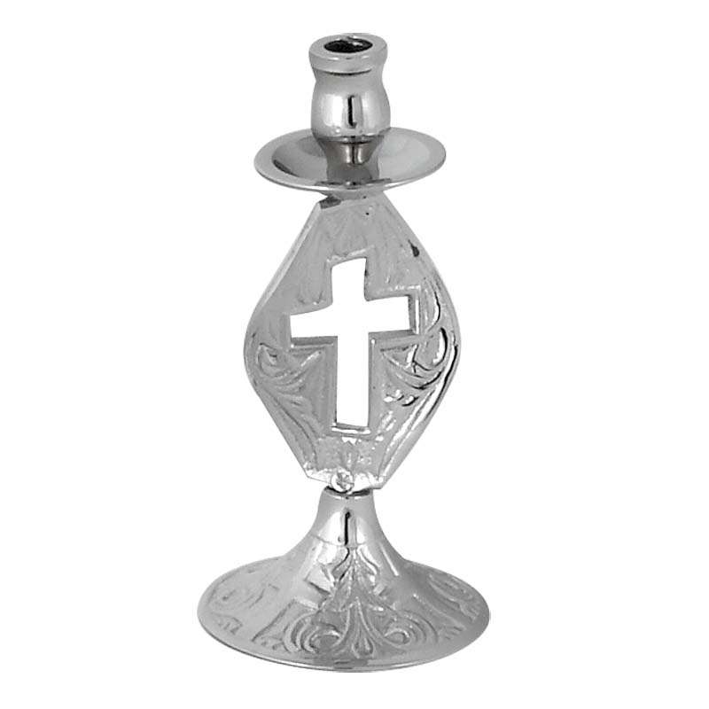 Sfeșnic mic pentru o lumânare cu cruce decupată 9883-n