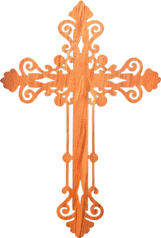 Cruce din lemn decupată pentru binecuvântare krl-cp3