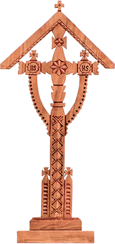 Troiță miniaturală din lemn model Ardeal krl