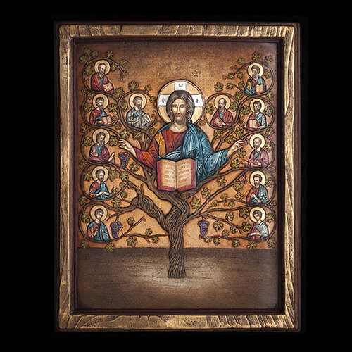 Icoană „Iisus Hristos – Vița de vie” feb-145-a