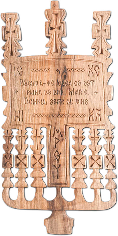 Cruce din lemn pentru perete krl-cp31