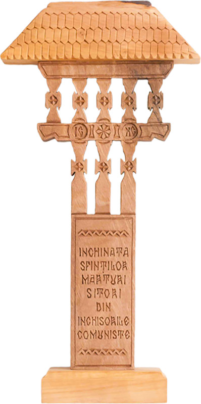 Troiță miniaturală din lemn model Lupșa krl