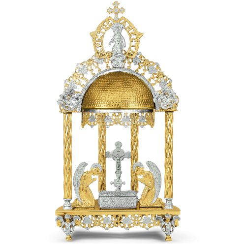 Chivot aurit și argintat model "Oval" 4-37