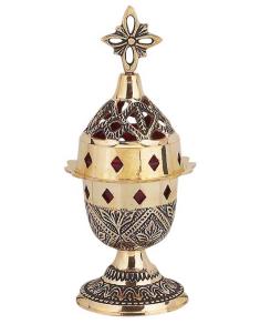 Candelă decupată de masă alamită vap 8831-b