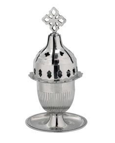 Candelă de masă nichelată vap-nr 4301-a-ni