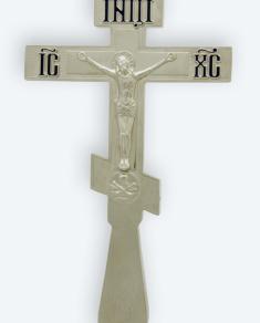 Cruce pentru Sfântul Altar nichelată și gravată sof-ag-3380097