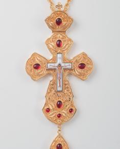 Cruce pectorală aurită și argintată lucrată în filigran sof-5110524