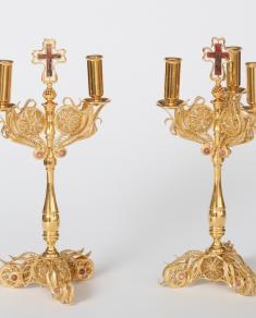 Set de dicher+tricher aurit și argintat sof-5560054