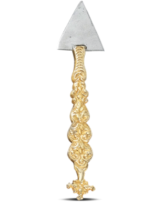 Material •	Bronz aurit •	Inox Caracteristici •	Lungime – 22 cm •	Greutate netă – 0.07 kg Origine – Grecia