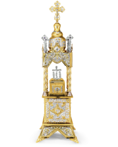 Chivot aurit și argintat model "Turlă" 4-38